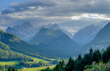 Dovje lookout, Julian alps, Slovenia