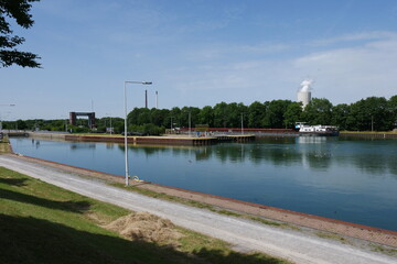 Fototapeta na wymiar Dortmund-Ems-Kanal bei Waltrop