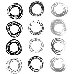 circle round design shape