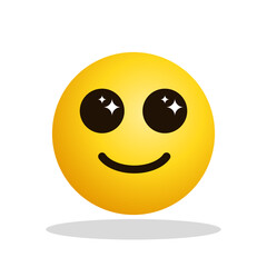 Art illustration Design Emoji face expression symbol emoticon of smile affected