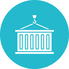 Loading Multicolor Circle Glyph Inverted Icon