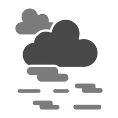 Obraz premium Haze Greyscale Glyph Icon