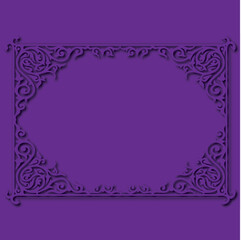 Frame, in the style of an ornament, Vector illustration eps 10, Art.