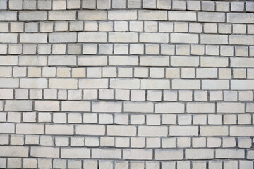 Texture of white brick wall as background