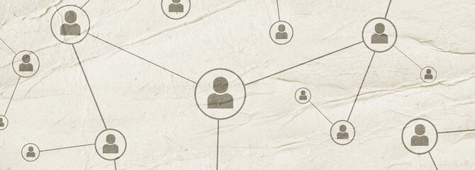 network community and teamwork texture. Technology background.	