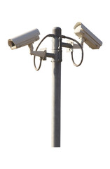 Closed circuit camera. Record the orderliness of people’s lives, illegal acts or committing...