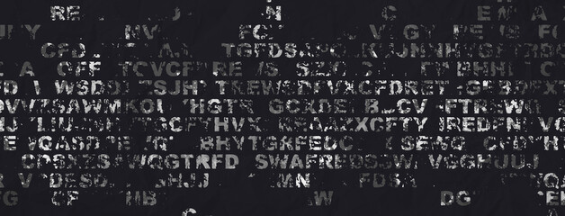 abstract background with alphabet	