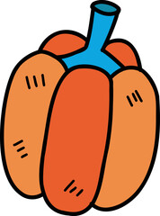 Hand Drawn pumpkin illustration