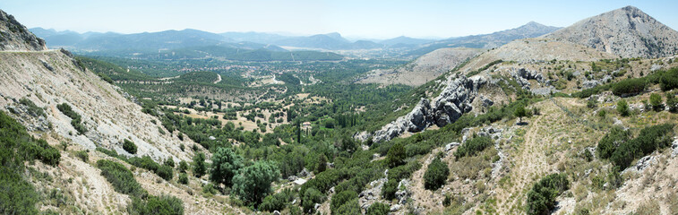 Fototapeta na wymiar The Valley View From Sagalassos Ancient City