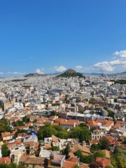 Fototapeta na wymiar Panorama view of Athens