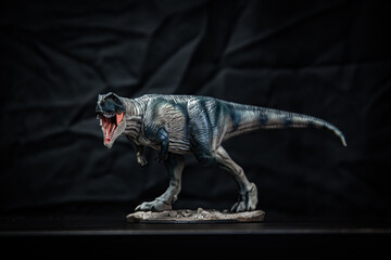 dinosaur , Giganotosaurus in the dark