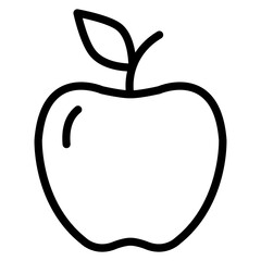 Apple, food, fruit icon