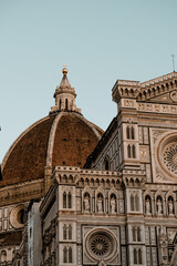 Florence Duomo, Italy. Santa Maria del Fiore cathedral (Basilica of Saint Mary of the Flower). City in the day