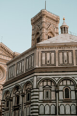 Florence Duomo, Italy. Santa Maria del Fiore cathedral (Basilica of Saint Mary of the Flower). City in the day