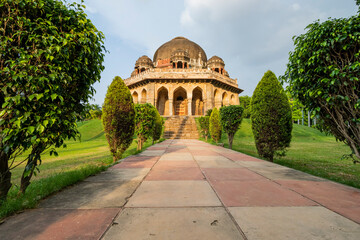 Fototapeta premium Various views of the Lodhi Gardens