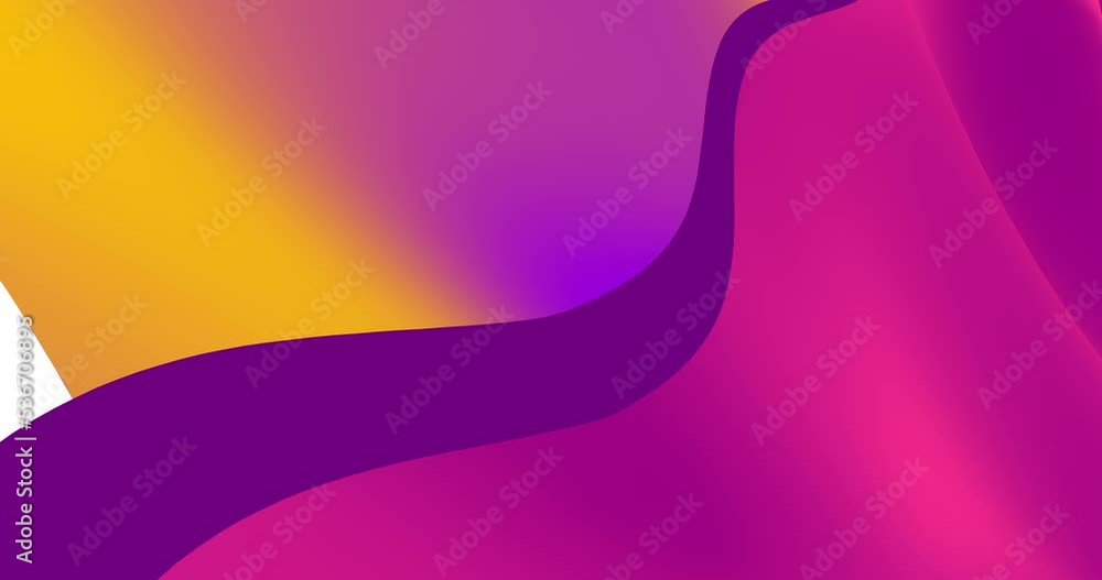 Aufkleber looped abstract purple, ultraviolet fancy waves background. bright background wallpaper in loop. mod
