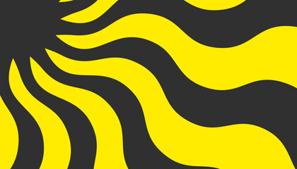 Sunbeam illustration, starburst geometric pattern