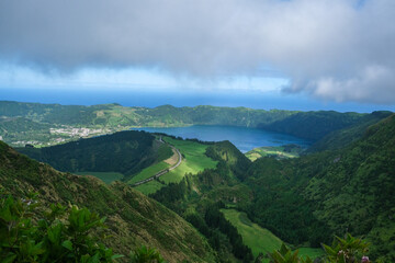 landscape with clouds