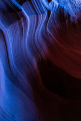 Obraz premium The beautiful lights in the Antelope Canyon in Arizona