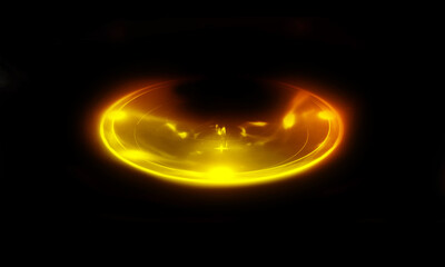 Fototapeta premium Light effect on black background