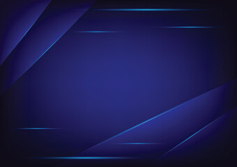 Obraz premium Presentation theme dark blue color 