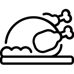 turkey grilled icon