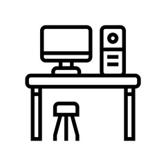 Art illustration symbol icon furniture logo household design sketch hand draw of shelves table