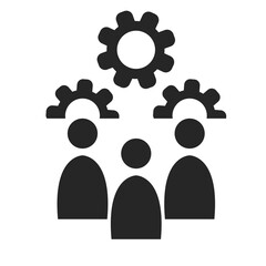 gear and business team.
management and business team idea concept.Company leader, supervisor