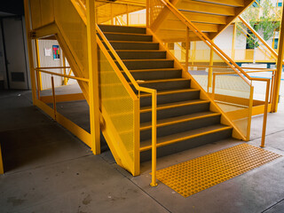 Yellow staircase