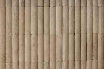 honed travertine stone flute mosaic for wall finishes and textured background