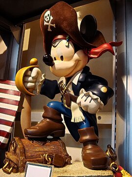 Orlando,FL/USA - Nov 22,2006 : Photograph of a Captain Mickey at MGM STUDIOS in Walt Disney World. 