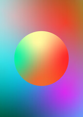 Gradient Sphere Aura Background