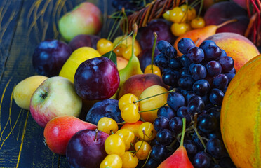Various fruits on the table