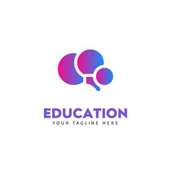 LEARNING EDUCATIONAL APP LOGO DESIGN