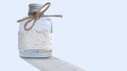 perfume bottle on a white background