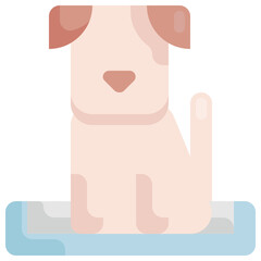 dog bed icon