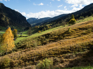 Obraz premium Herbst im Großarltal, Österreich