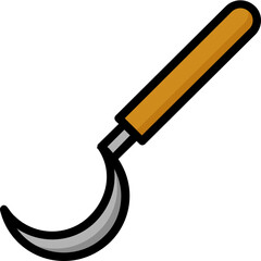 sickle harvest icon