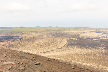 伊豆大島の三原山風景