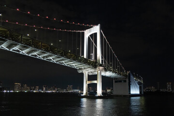 Fototapeta na wymiar 東京のレインボーブリッジのある風景