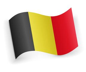 Fototapeta premium Belgium flag