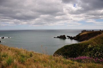 Dunnotar castle wild and beautiful