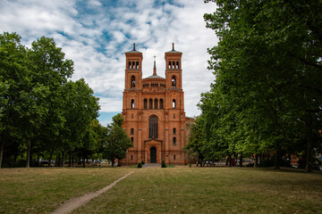 Fototapeta premium The Evangelical Church of St. Thomas in Berlin