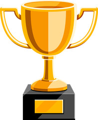Gold trophy