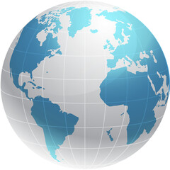 World earth globe circle