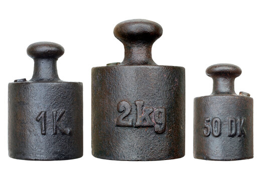 Balance weight - various weight on transparent background