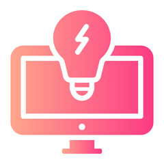 Creative gradient icon