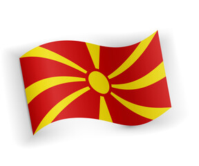 North Macedonia flag