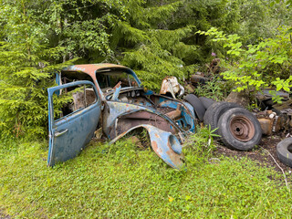 Autofriedhof Båstnäs in Schweden