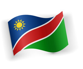 Naklejka premium Namibia national flag